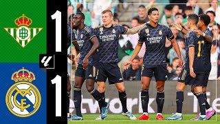 Real Betis 11 Real Madrid  HIGHLIGHTS  LaLiga 202324 [upl. by Gersham]