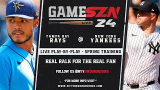 GameSZN Live Tampa Bay Rays  New York Yankees  SPRING TRAINING [upl. by Oikim]