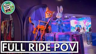 Zootopia Hot Pursuit FULL RIDE POV  Shanghai Disneyland NEW with English Subtitles 2023 [upl. by Oirromed]