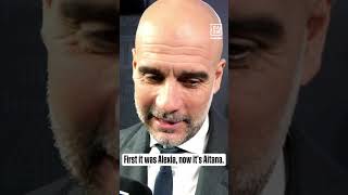 Pep Guardiola LOVES Aitana Bonmati amp Barça 😍 shorts [upl. by Ades]