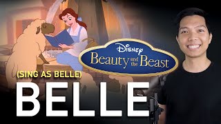 Belle GastonEnsemble Part Only  Karaoke  Beauty And The Beast [upl. by Benjie]