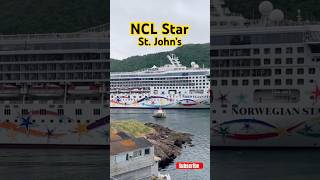 NCL Star Cruise Ship Arrives in Newfoundland Aug 4th [upl. by Anyk750]