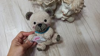 Amigurumi orsetto orso Teddy San Valentino thun oso bear [upl. by Leirej]