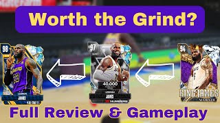 Finally Got Galaxy Opal Moments LeBron James Card  Gameplay amp Review  NBA 2K24 MyTeam [upl. by Wende]