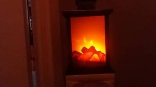 LED Fireplace Style Lantern Melinera [upl. by Retxed586]