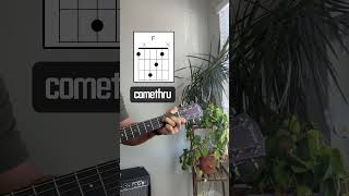 comethru guitar chords by Jeremy Zucker [upl. by Guimar]