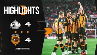 Sunderland 44 Hull City  Highlights  Sky Bet Championship [upl. by Aneerbas]