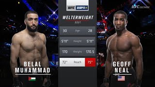 UFC Fight Night 143 Muhammad vs Neal Full Fight Highlights [upl. by Alym]