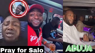 Davido and Burna boy Cruise in the Street of Abuja as bad Boy Shot Salo In Lekki rushed to hospital [upl. by Ynneh]