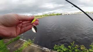 Fishing for Pike on Big water  HTO Rockfish Rod and Diawa Ninja 3000 reel [upl. by Doretta]