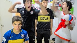 Estudiantes vs Boca y River vs Temperley  Torneo Argentino 2017  Reacciones de amigos [upl. by Megen]