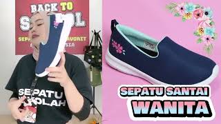 Rekomendasi Sepatu Wanita Santai Slipon Trendi Ringan Berkualitas Top [upl. by Yrtneg899]