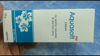 New Aquasoft Cream  Aquasoft Cream Uses Side effects benefit Review Hindi  New Aquasoft Cream [upl. by Ennairoc]