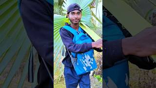 তাল গাছের ডাল দিয়ে বাড়ি তৈরি করলাম 🏡  minivlog vlog [upl. by Bondie]