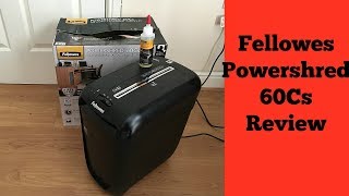 Fellowes Powershred 60Cs CrossCut Review [upl. by Absa]