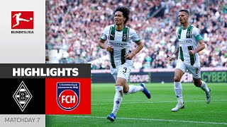 Kleindienst Decides The Game  Borussia Mgladbach  1 FC Heidenheim 1846 32  Highlights  MD 7 [upl. by Arat597]