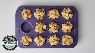 FamilyFriendly Holiday Side Stuffing Muffins  Farberware Cookware Recipe Tutorial [upl. by Yenettirb]