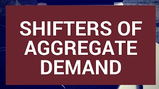 Shifters of Aggregate Demand [upl. by Strohbehn835]