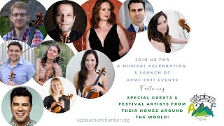 2021 PreFestival Launch Appalachian Chamber Music Festival [upl. by Sanson152]