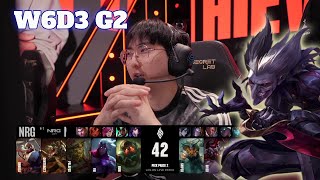 NRG vs 100  Week 6 Day 3 S14 LCS Spring 2024  NRG vs 100 Thieves W6D3 Full Game [upl. by Eednac]