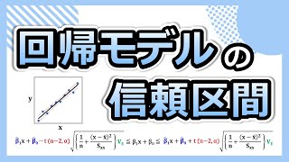 平均から離れるほど回帰モデルの信頼区間の幅が広くなる理由がわかる！ [upl. by Ainatnas]