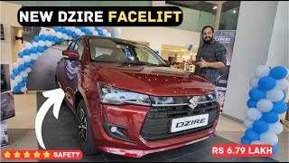 New Maruti Dzire Facelift 2024  Feature Loaded Safe amp Efficient  Motor Soul [upl. by Armbrecht]