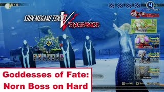 SMT V Canon of Vengeance Goddesses of Fate Norn Boss on Hard [upl. by Adnirod]