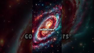 What if two galaxies collide space spacefacts virlshort spacefact shortsfeed galaxy facts [upl. by Lilac]