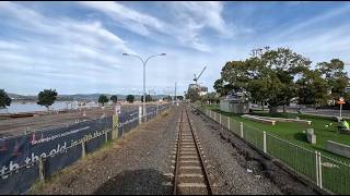 Tauranga to Mt Maunganui  NZ Rail Cab View Real Time [upl. by Hsara951]