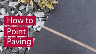 How to Point Patio Paving [upl. by Itnaihc]