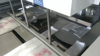 Tshirt bag making machine in Taiwan [upl. by Adnylem]