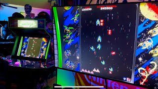 Playing The Greatest Arcade Games of All Time  Galaga 1981 Namco [upl. by Oiludbo]