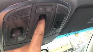 Hyundai Tucson  How to open and close the sunroof [upl. by Duck]