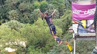 Bungee Jump  Extreme Park  Sunway Lagoon  Malaysia 2023 [upl. by Depoliti766]