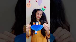 How to make paper dolleasy doll craftDIY paper Barbie doll paperdolls barbie barbiedoll diy [upl. by Eno165]