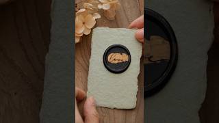 Autumn 🍂 waxseal diy autumncolors waxsealstamps [upl. by Brooking]