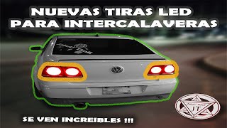 TIRAS LED PARA INTERCALAVERAS  VW JETTA A4  CLASICO MK4  Se Ven Increíbles [upl. by Arnst]