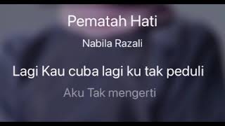 Pematah Hati  Nabila Razali Karaoke [upl. by Valer814]