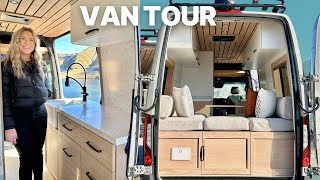 BEST Luxury Van Build Ever  AWD Sprinter Van Tour [upl. by Beckerman]