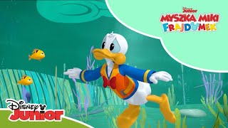 🎣 Wędkarskie potyczki  Myszka Miki Frajdomek  Disney Junior Polska [upl. by Aerbas]