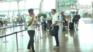 TVDaily 140809 Lee Seung Gi amp Lee Seo Jin amp Joon Young Incheon Airport [upl. by Serilda57]