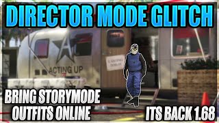 BRAND NEW GTA 5 ONLINE DIRECTOR MODE GLITCH 168 GTA 5 BRING STORY MODE OUTFITS ONLINE GLITCH [upl. by Smoot]