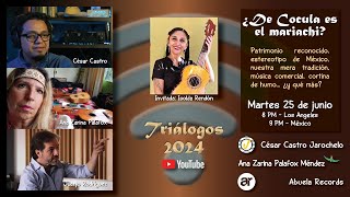 Triálogos 2024  ¿De Cocula es el mariachi [upl. by Aneeled]