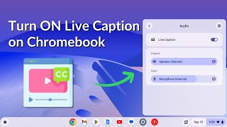 How to Turn ON Live Caption on Chromebook [upl. by Lula962]