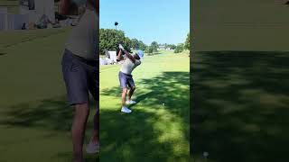 Chris Kirk  Tee shot on 10th hole at East Lake [upl. by Tirrell]