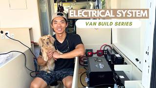 Van Electrical System Install  3000W Inverter 400Ah Lithium Batteries  Van Build Series Ep 24 [upl. by Lyudmila]