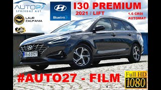 AUTO27  SPRZEDANY  TEST  Hyundai I30 FullLIFT 16CRDI INTRO 2021r MULTIMEDIA BlueLink [upl. by Aliban]