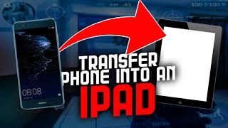 Transfer ur Android Phone into an IPAD TutourialGamePlay MUST WATCH [upl. by Nosinned33]