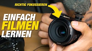 Übung Manuell fokussieren beim Videos filmen  Einfach filmen lernen Kurs  Teil 3  Jaworskyj [upl. by Eniahpets]