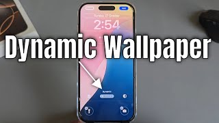 How to use dynamic wallpaper iPhone iOS 18 [upl. by Yankee]